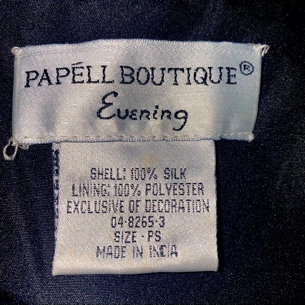 Vintage Adrianna Papell boutique sequin evening top - Picture 6 of 6